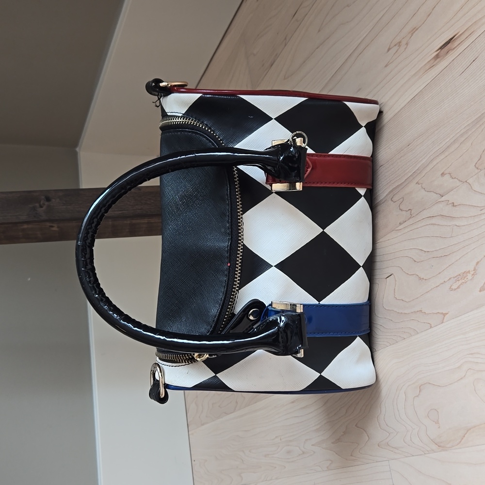 Suicide Squad Harley Quinn inspired mini barrel purse